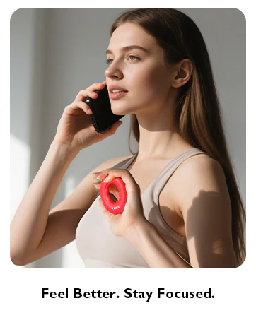 FitBeast Grip Strength Trainer, Finger Exerciser, Stress Balls for Adults 6-Piece Set, Hand Therapy for Strength, Recovery & Stress Relief, Forearm Strengthener for Men, Women & Seniors - 6-Piece Bright Tones – Image 9