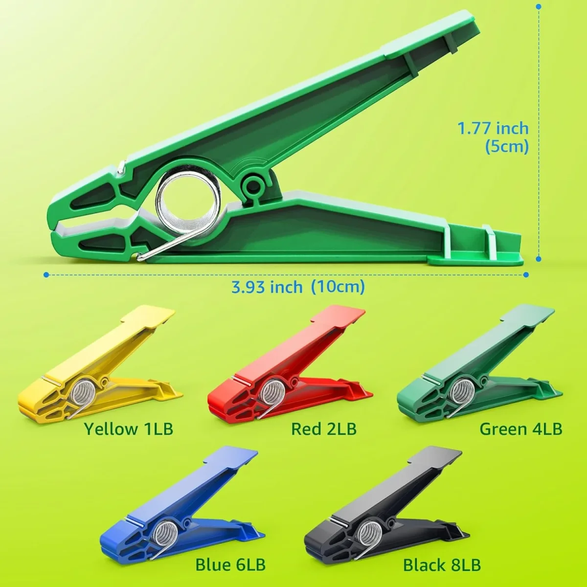 FitBeast Finger Exerciser Set – 5 Resistance Clips for Hand Therapy, Grip Strength & Dexterity – Ideal Finger Strengthener for Rehab, Stroke Recovery, Arthritis, Seniors & Athletes – Image 2